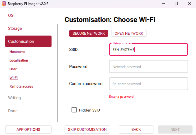 Choose Wifi
